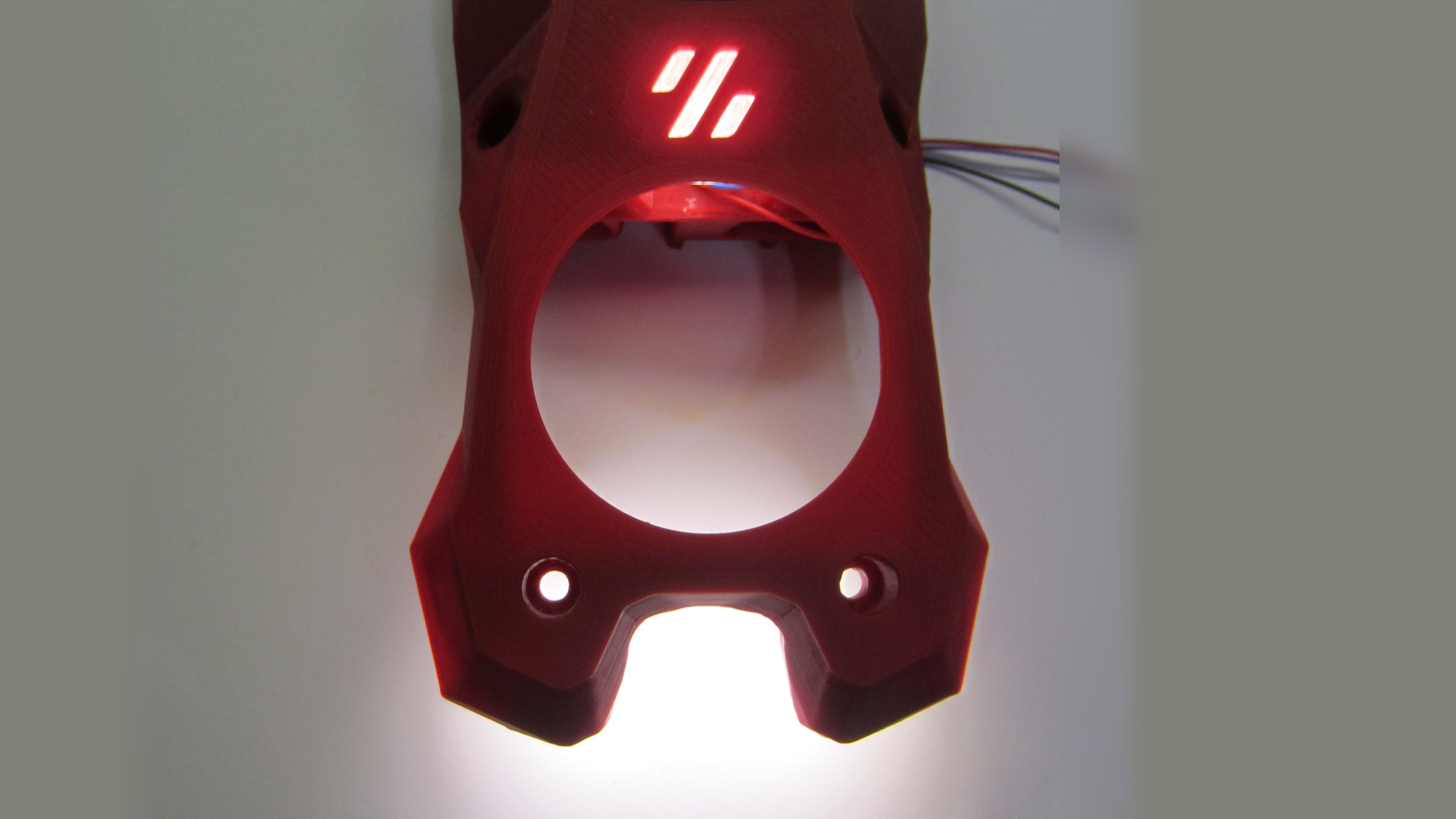Clear Resin Transparent Stealthburner logo LED Diffuser